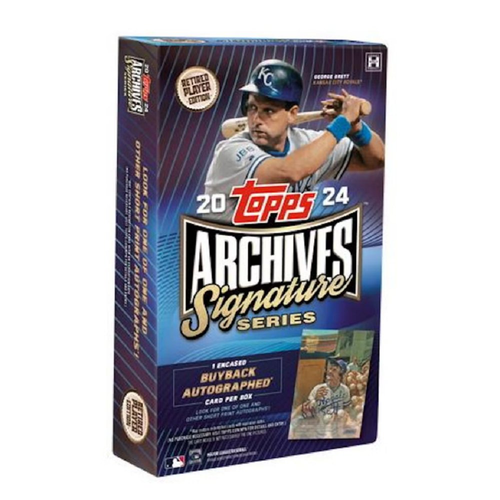 2024 Topps Archives Baseball Signature Series Retired Player Edition Hobby Box - Collector Store LLC