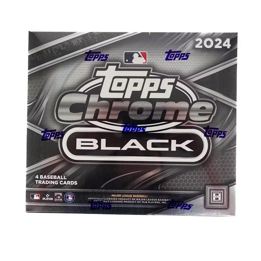 2024 Topps Chrome Black Baseball Hobby Box - Collector Store LLC