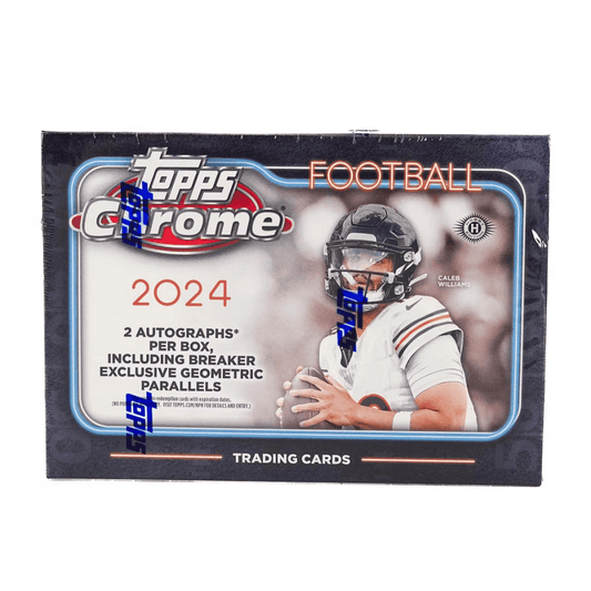 2024 Topps Chrome Football Breaker Box - Collector Store LLC