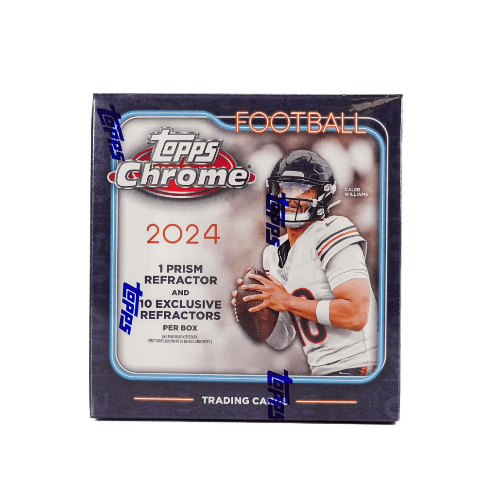 2024 Topps Chrome Football Mega Box - Collector Store LLC