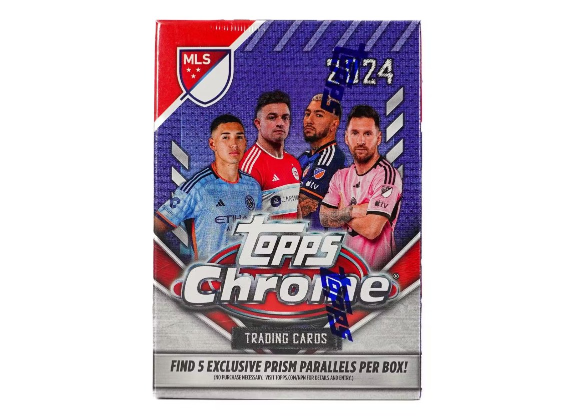 2024 Topps Chrome MLS Major League Soccer Blaster Box - Collector Store LLC