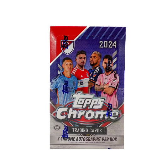 2024 Topps Chrome MLS Major League Soccer Hobby Box - Collector Store LLC