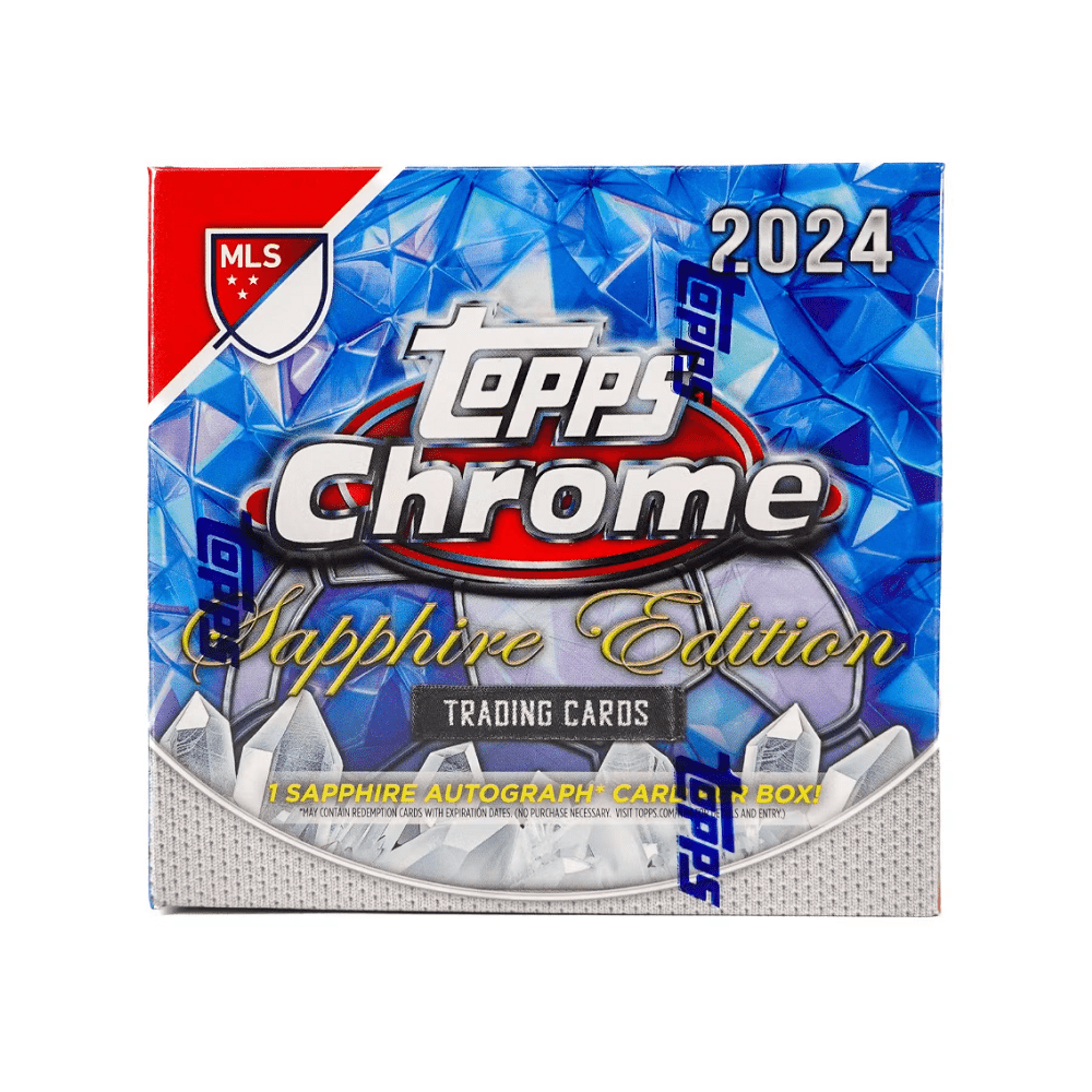 2024 Topps Chrome MLS Soccer Sapphire Edition Box - Collector Store LLC