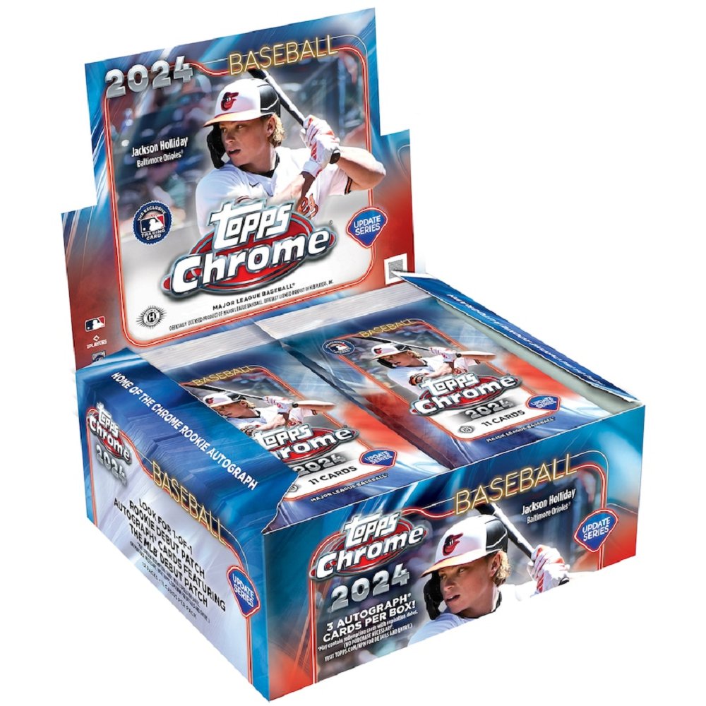 2024 Topps Chrome Update Series Baseball Jumbo Box - Collector Store LLC