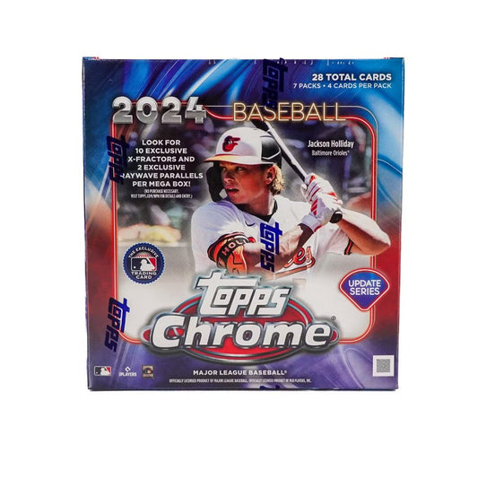 2024 Topps Chrome Update Series Baseball Mega Box - Collector Store LLC