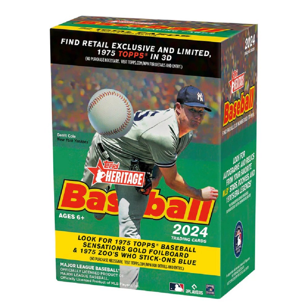 2024 Topps Heritage Baseball Blaster Box - Collector Store LLC