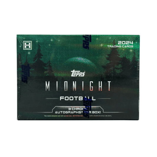 2024 Topps Midnight Football Hobby Box - Collector Store LLC