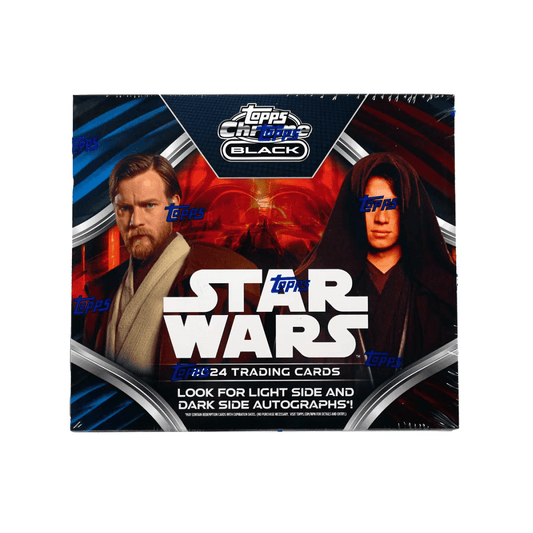 2024 Topps Star Wars Chrome Black Hobby Box - Collector Store LLC