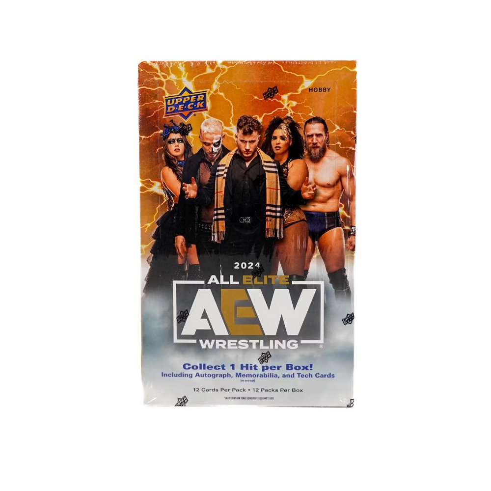 2024 Upper Deck AEW Wrestling Hobby Box *Contact Us To Order* - Collector Store LLC