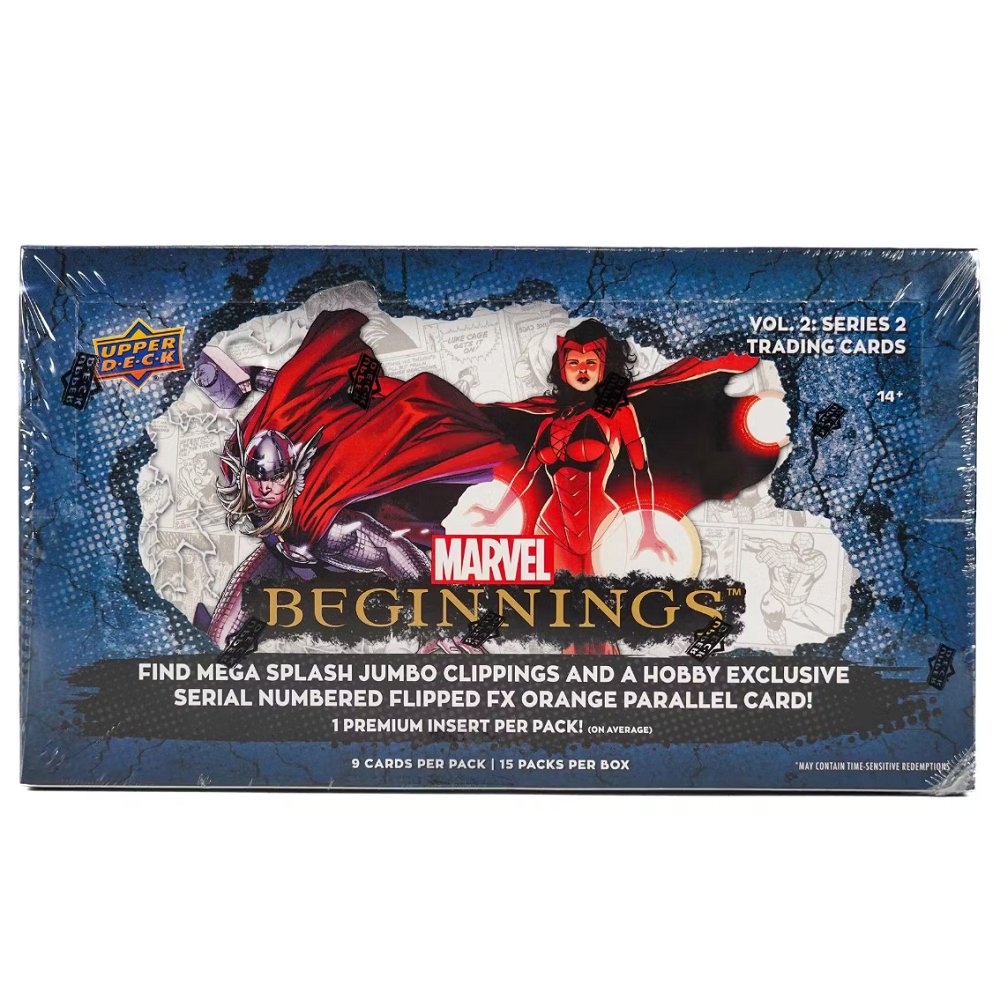 2024 Upper Deck Marvel Beginnings Vol. 2 Series 2 Hobby Box *Contact Us To Order* - Collector Store LLC