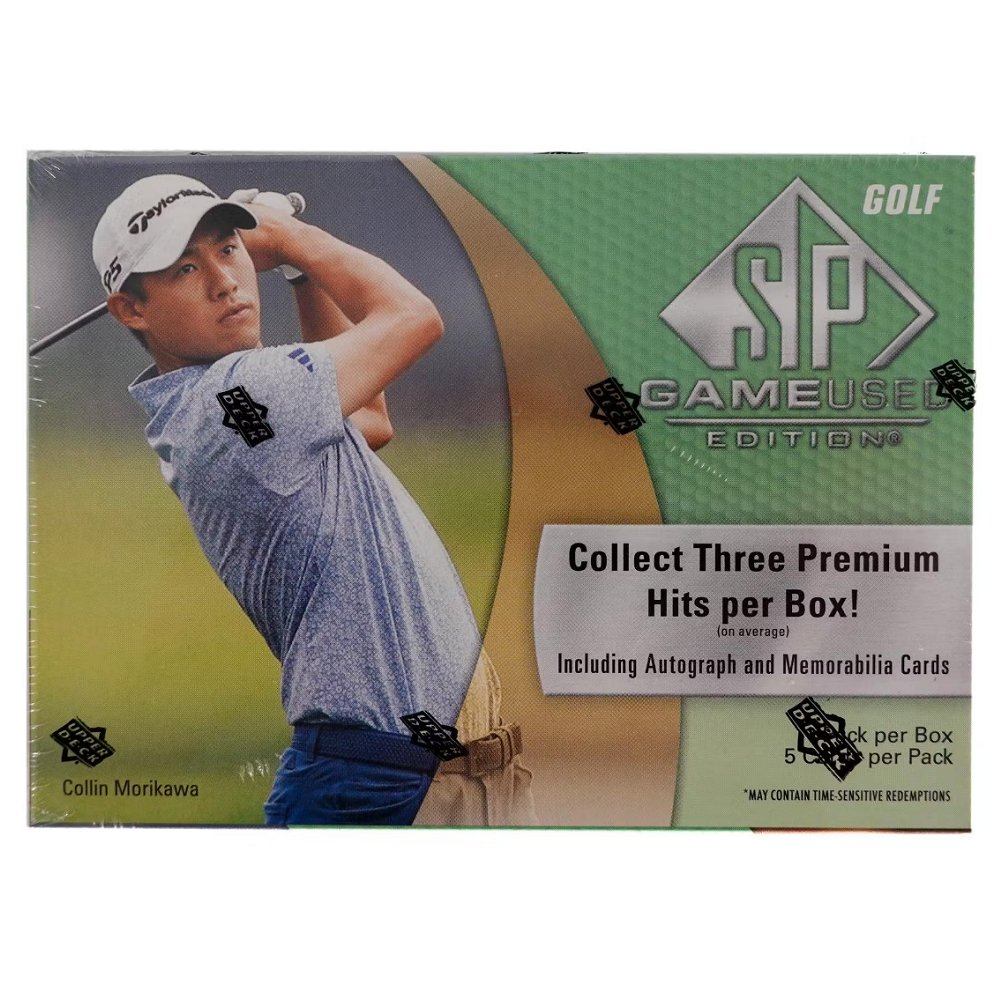 2024 Upper Deck SP Game Used Golf Hobby Box *Contact Us To Order* - Collector Store LLC