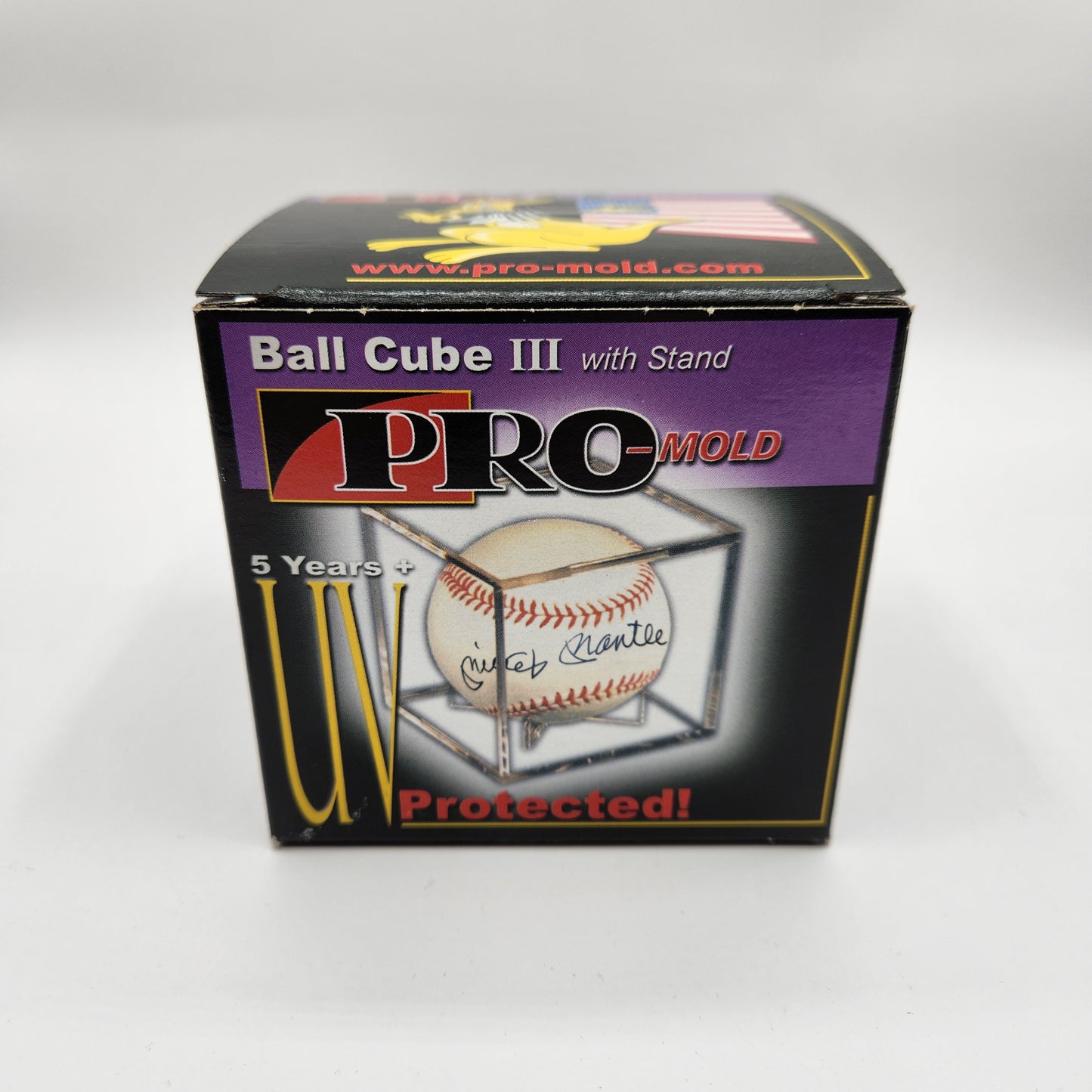 Pro-Mold: Ball Cube III with Stand Baseball Holder