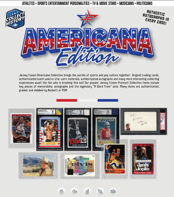 2025 Jersey Fusion Americana Edition Hobby Box - Collector Store LLC