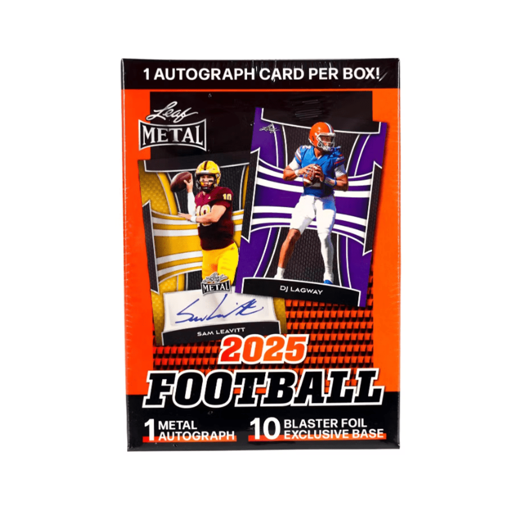 2025 Leaf Metal Football Blaster Box - Collector Store LLC