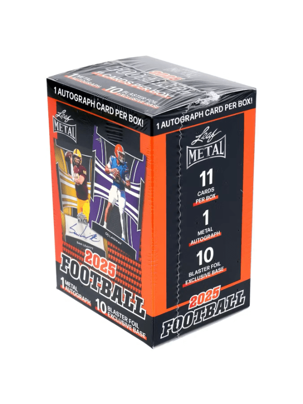 2025 Leaf Metal Football Blaster Box - Collector Store LLC