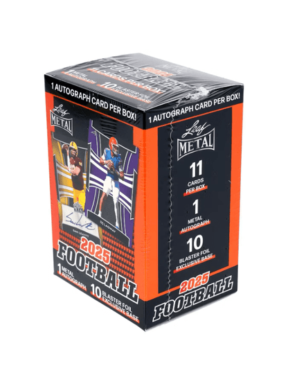 2025 Leaf Metal Football Blaster Box - Collector Store LLC