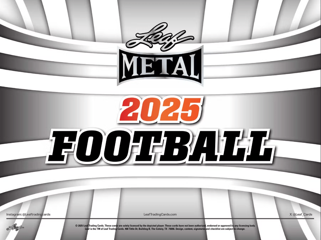 2025 Leaf Metal Football Blaster Box - Collector Store LLC