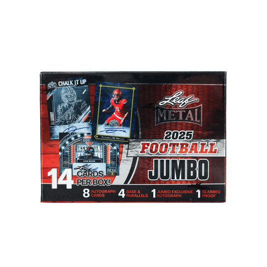 2025 Leaf Metal Football Jumbo Box - Collector Store LLC