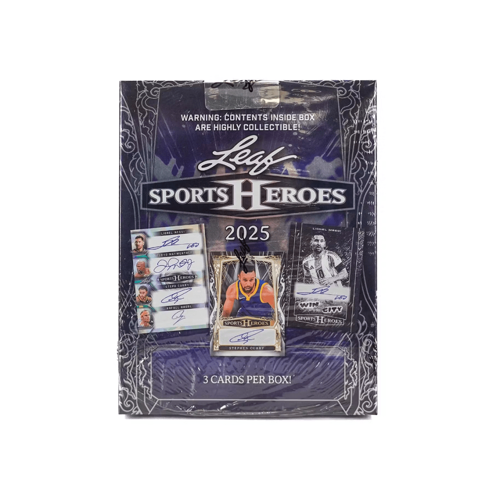 2025 Leaf Metal Sports Heroes Hobby Box - Collector Store LLC