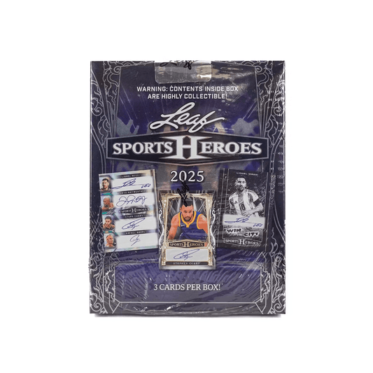 2025 Leaf Metal Sports Heroes Hobby Box - Collector Store LLC