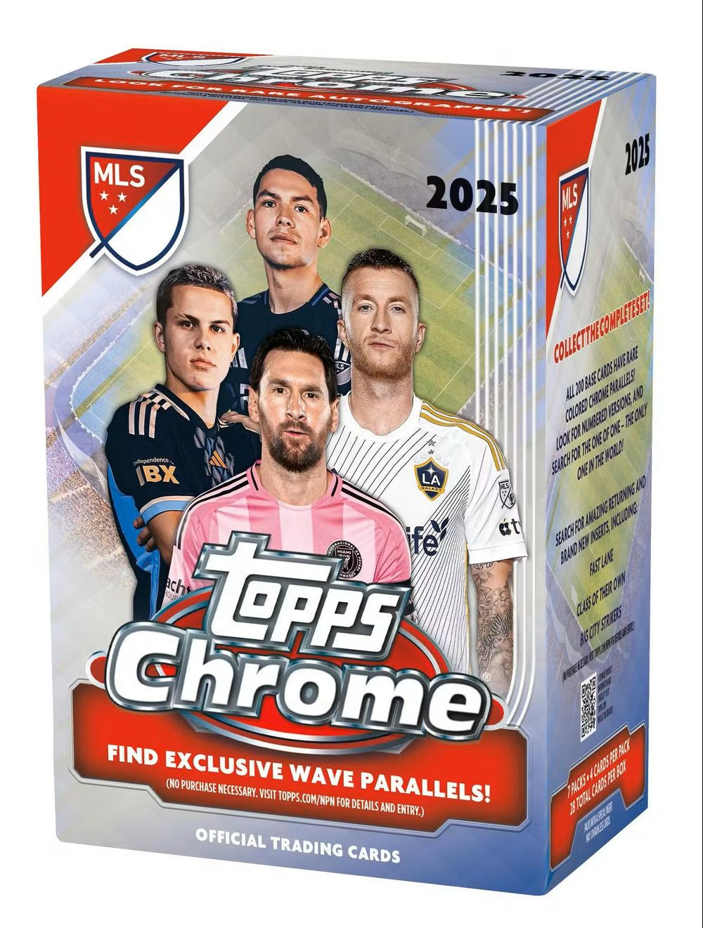 2025 Topps Chrome MLS Soccer Blaster Box