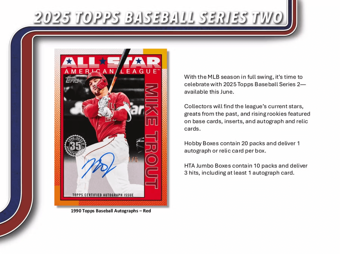 2025 Topps Series 2 Baseball Jumbo Box - Collector Store LLC
