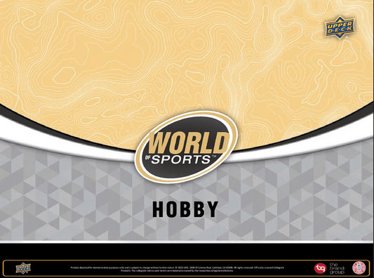 2025 Upper Deck World of Sports Volume 1 Multisport Hobby Box *Contact Us To Order* - Collector Store LLC