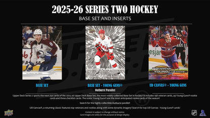 2025-26 Upper Deck Series 2 Hockey Gravity Feed Box