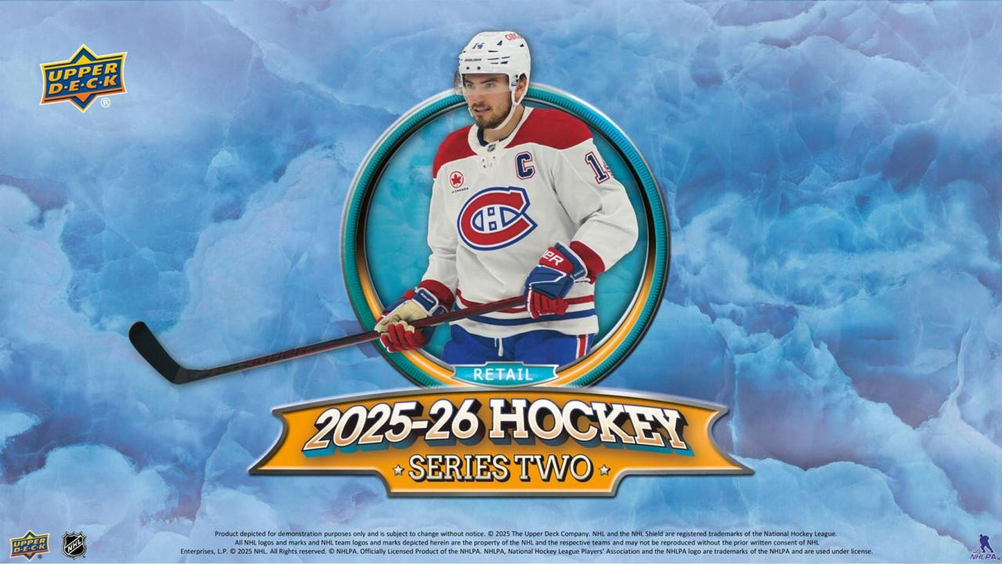 2025-26 Upper Deck Series 2 Hockey Gravity Feed Box
