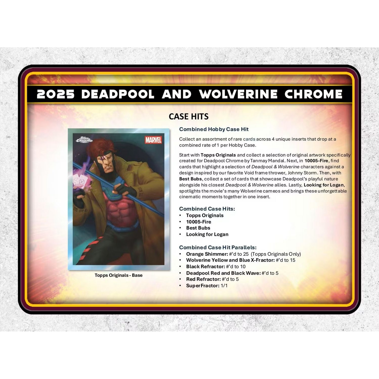 2025 Topps Marvel Chrome Deadpool Hobby Box、NonSports Misc、kayou
