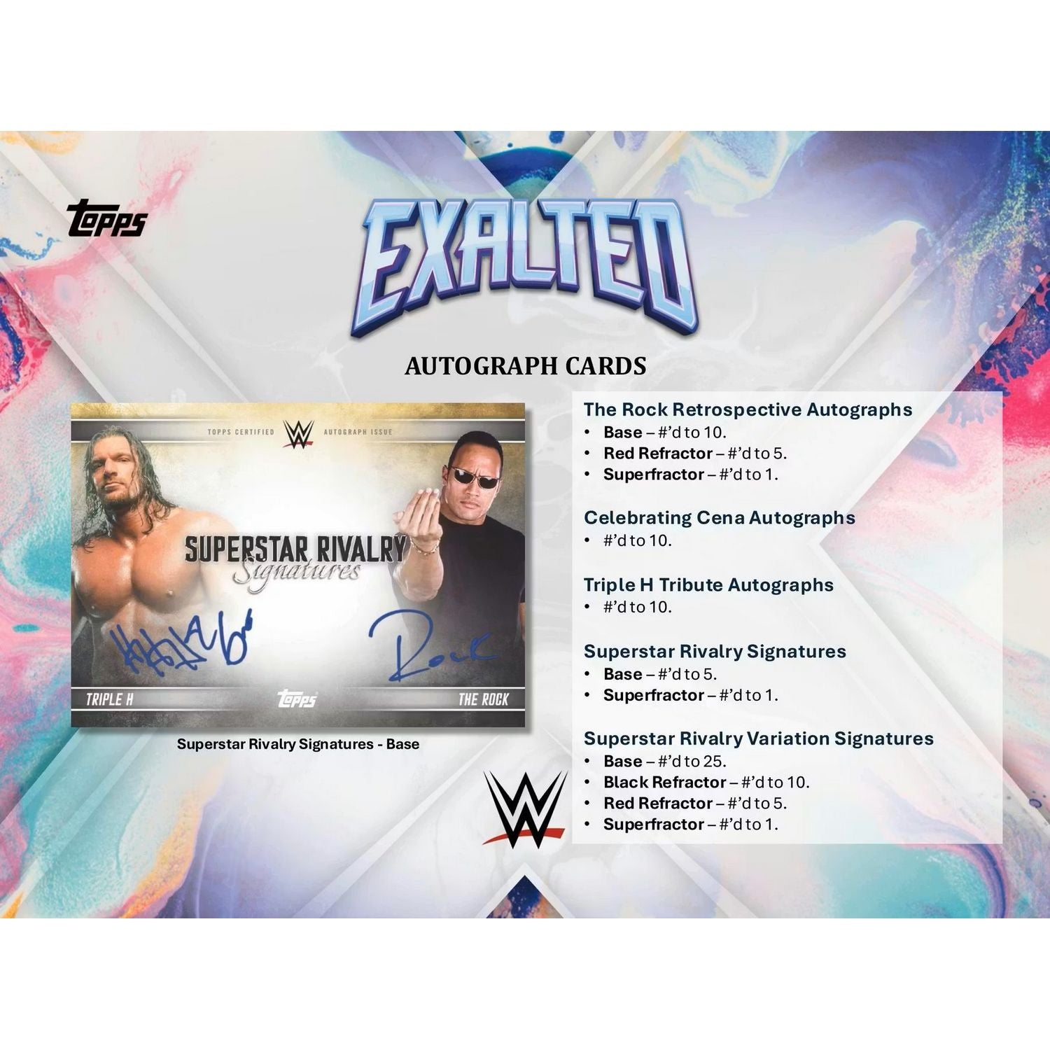 john cena yugioh card 2025 Topps WWE Exalted Hobby Box