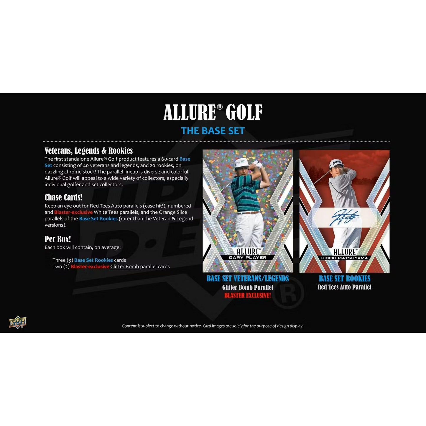 2026 Upper Deck Allure Golf Blaster Box