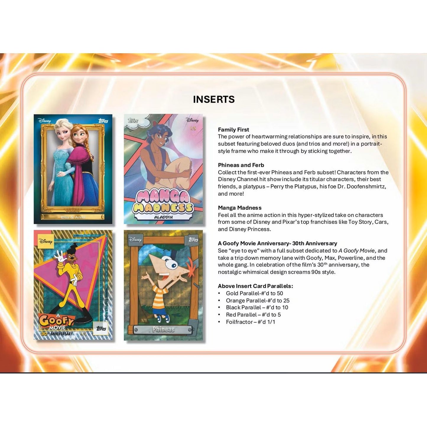 2026 Topps Disney Neon Mega Box