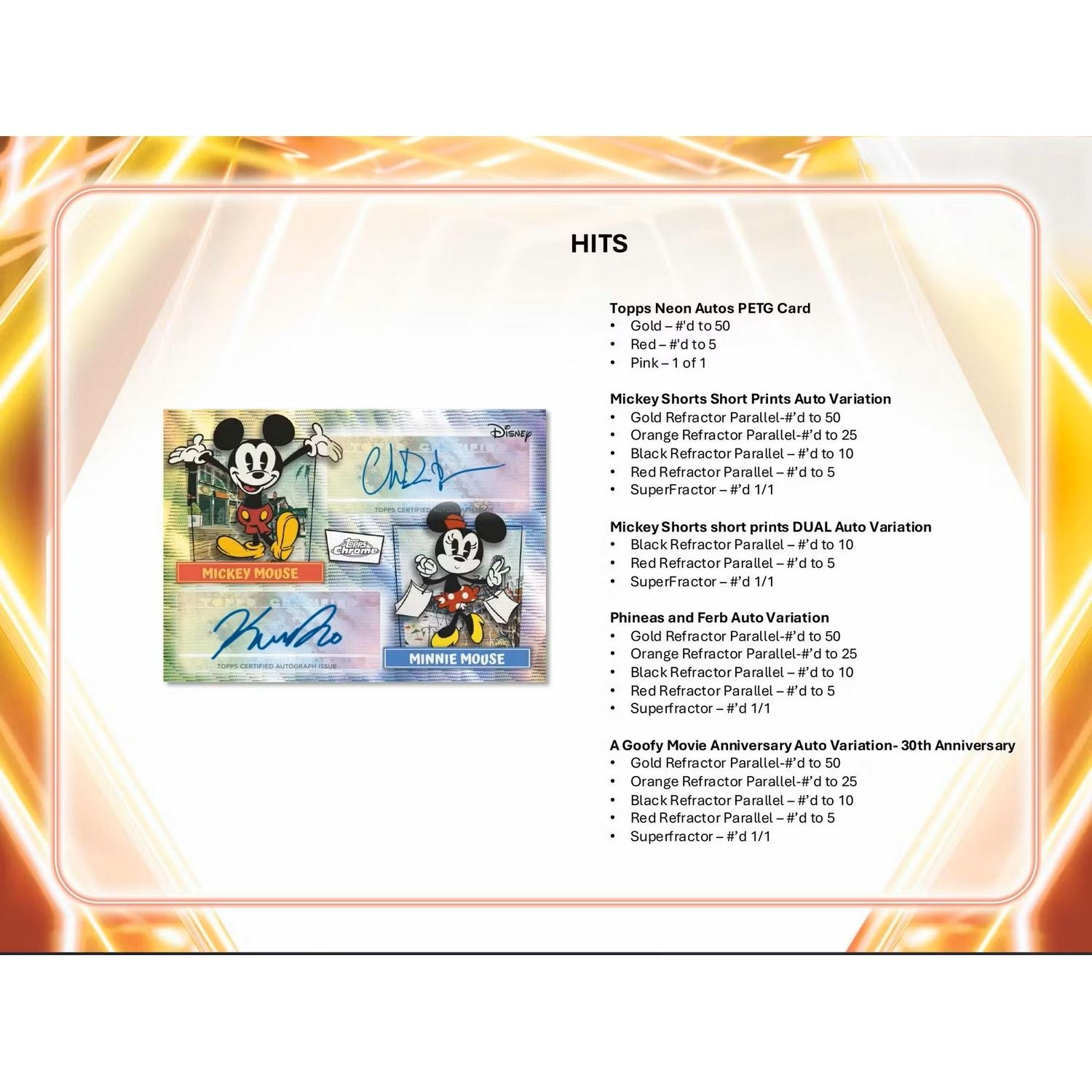 Topps 2026 Disney