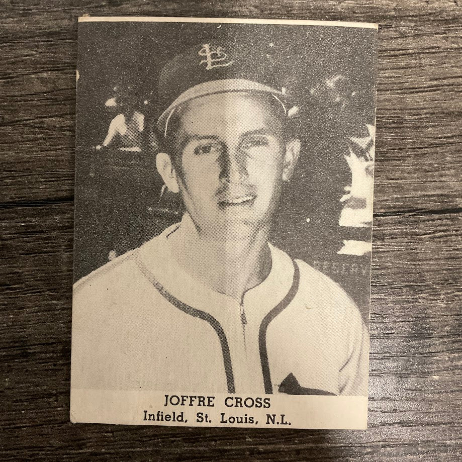 Joffre Cross 1947 Tip-Top Bread Baseball St. Louis Cardinals