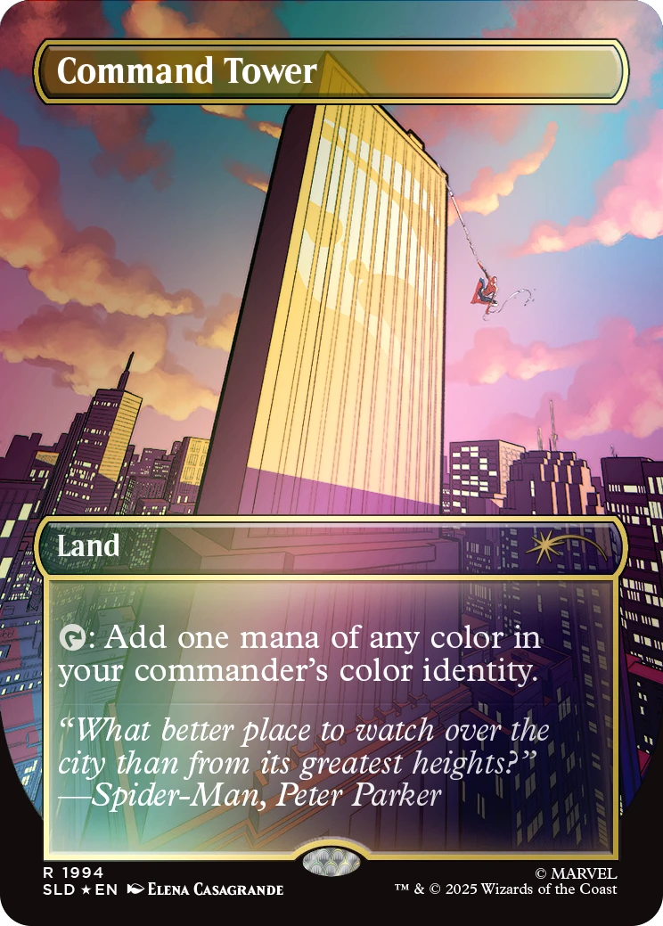 Magic the Gathering: Secret Lair x Marvel - Spider-Man: Heroic Deeds [Rainbow Foil]