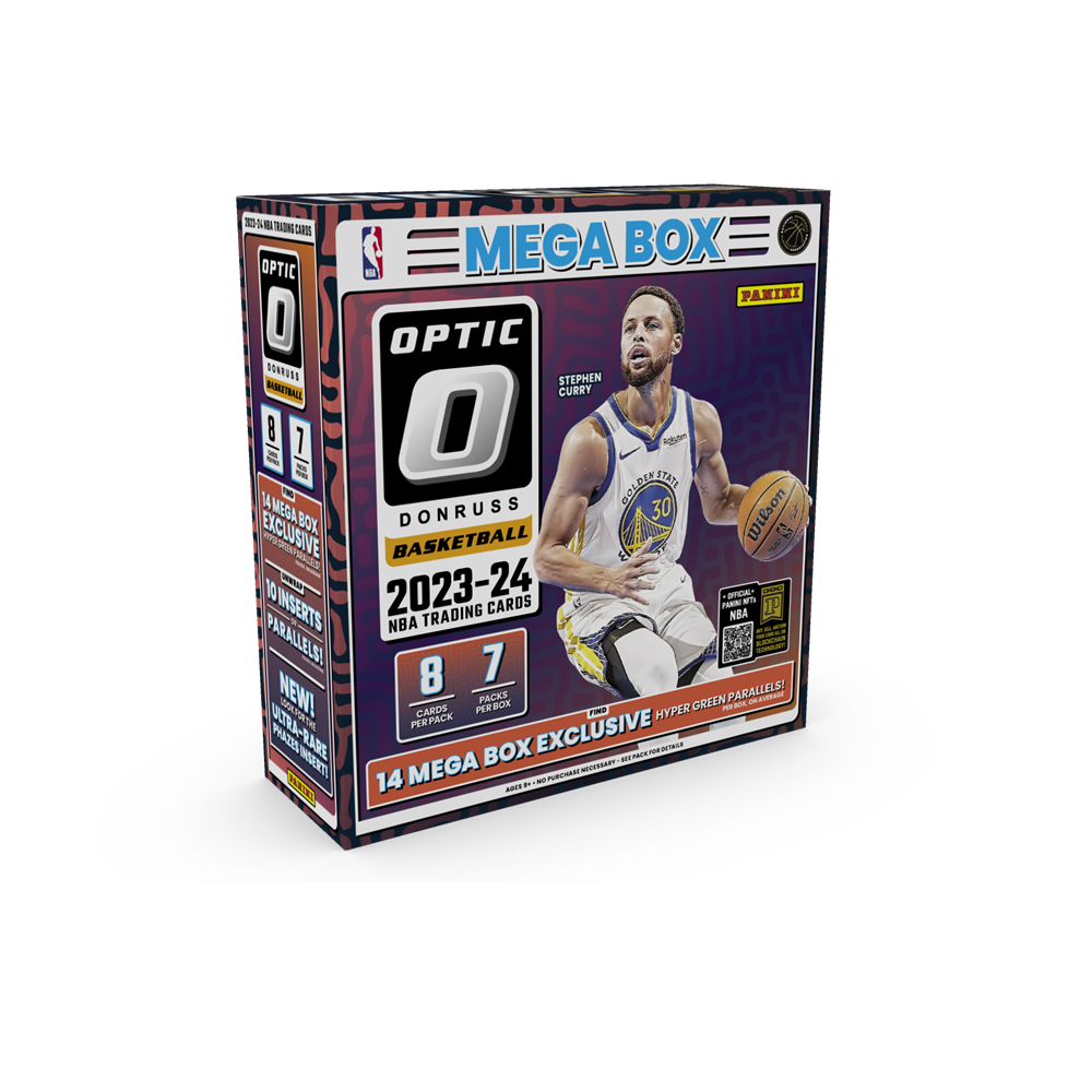 2023-24 Panini Donruss Optic Basketball Hobby Mega Box (Hyper Green)