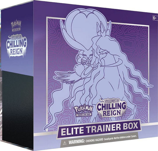 Pokemon: Sword & Shield Chilling Reign Elite Trainer Box [Shadow Rider Calyrex]