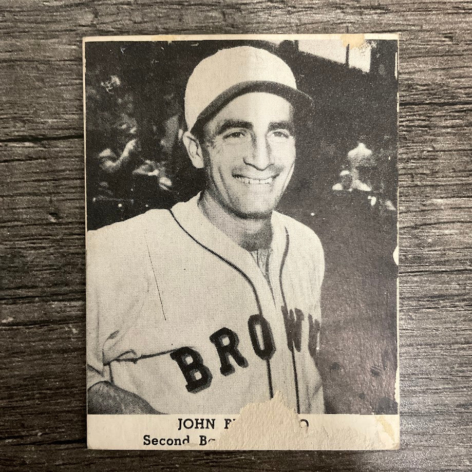 John Berardino 1947 Tip-Top Bread Baseball St. Louis Browns