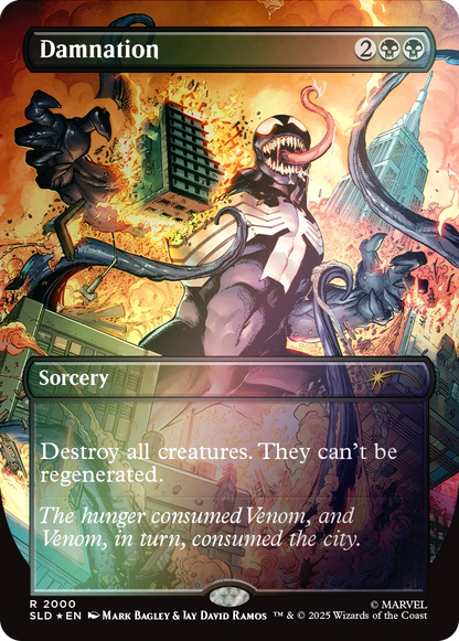 Magic the Gathering: Secret Lair x Marvel - Spider-Man: Venom Unleashed (Colors) [Rainbow Foil]