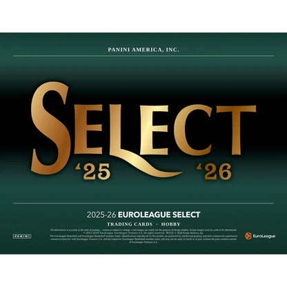 2025-26 Panini Select Euroleague Basketball Hobby Box