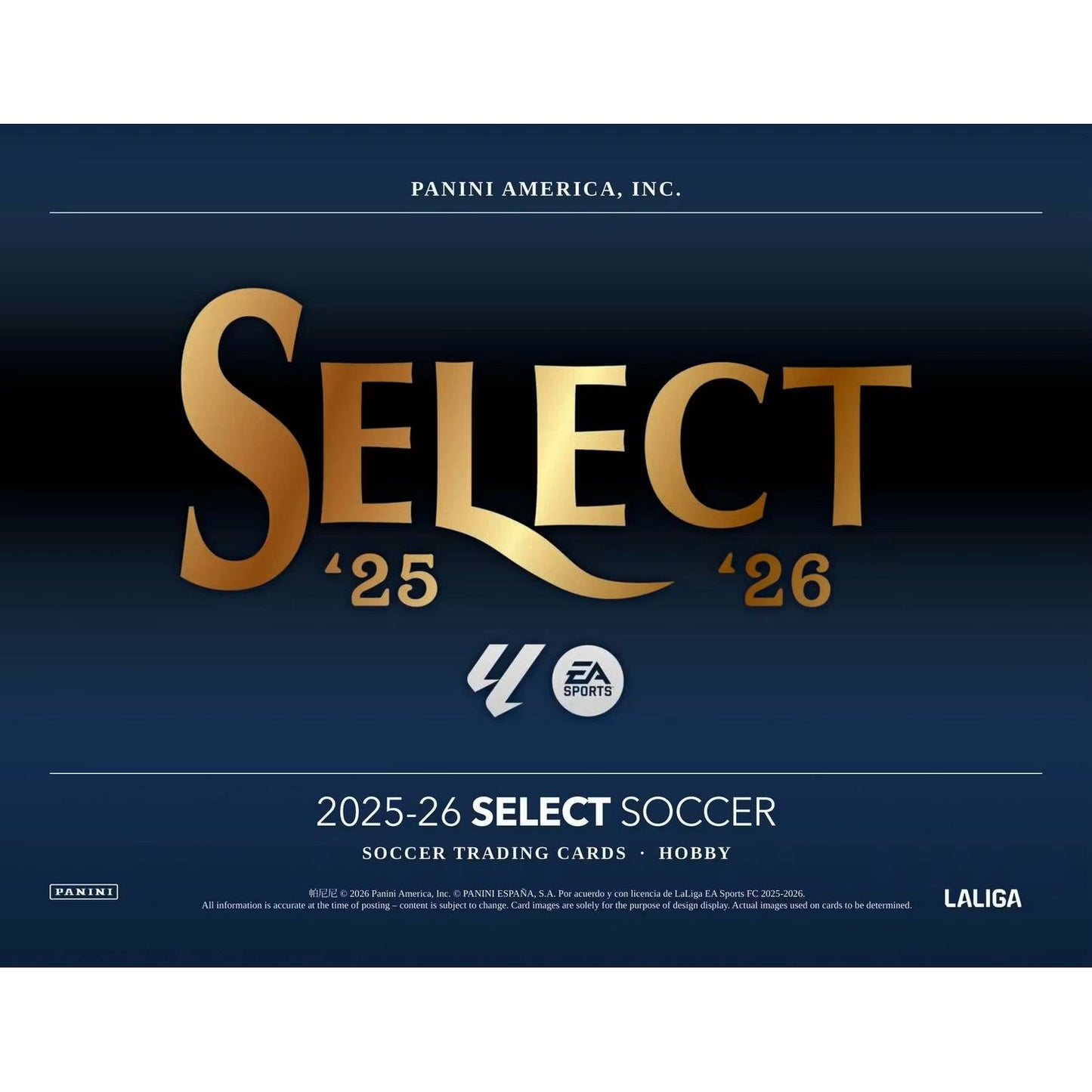 2025-26 Panini Select Laliga Soccer Hobby Box