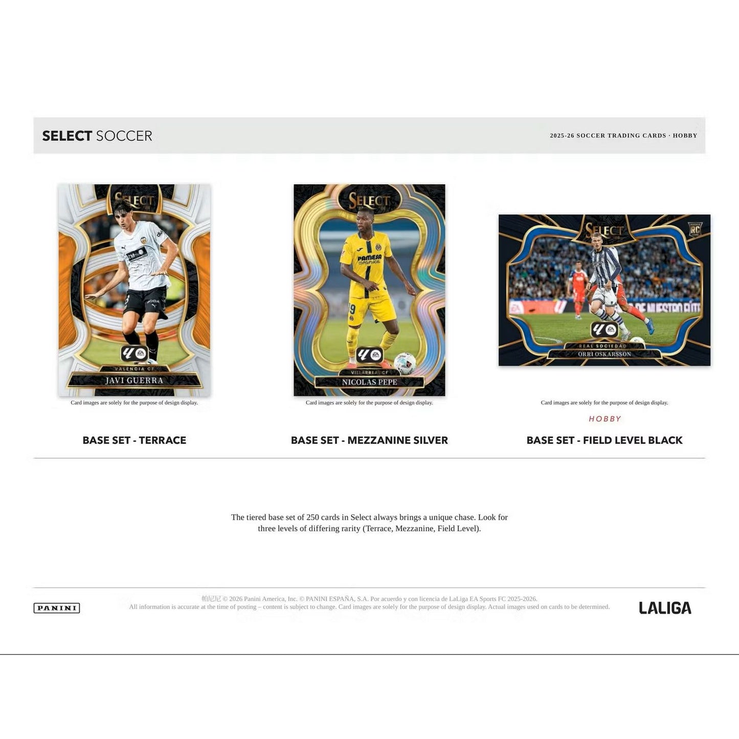 2025-26 Panini Select Laliga Soccer Hobby Box