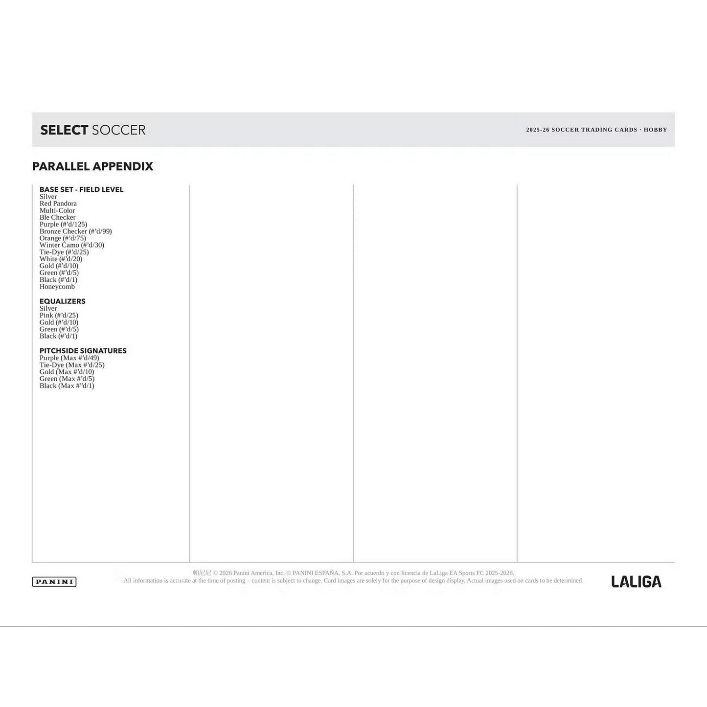 2025-26 Panini Select Laliga Soccer Hobby Box