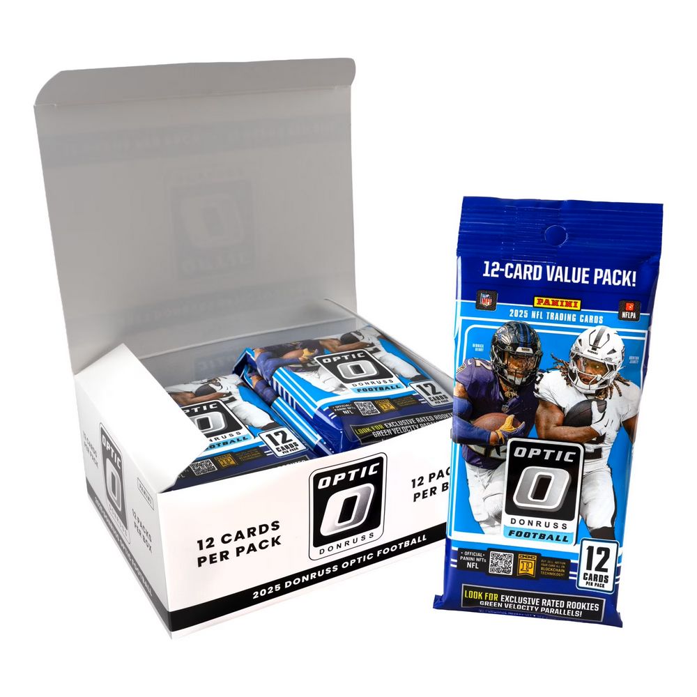 2025 Panini Donruss Optic Football Fat Pack Display Box