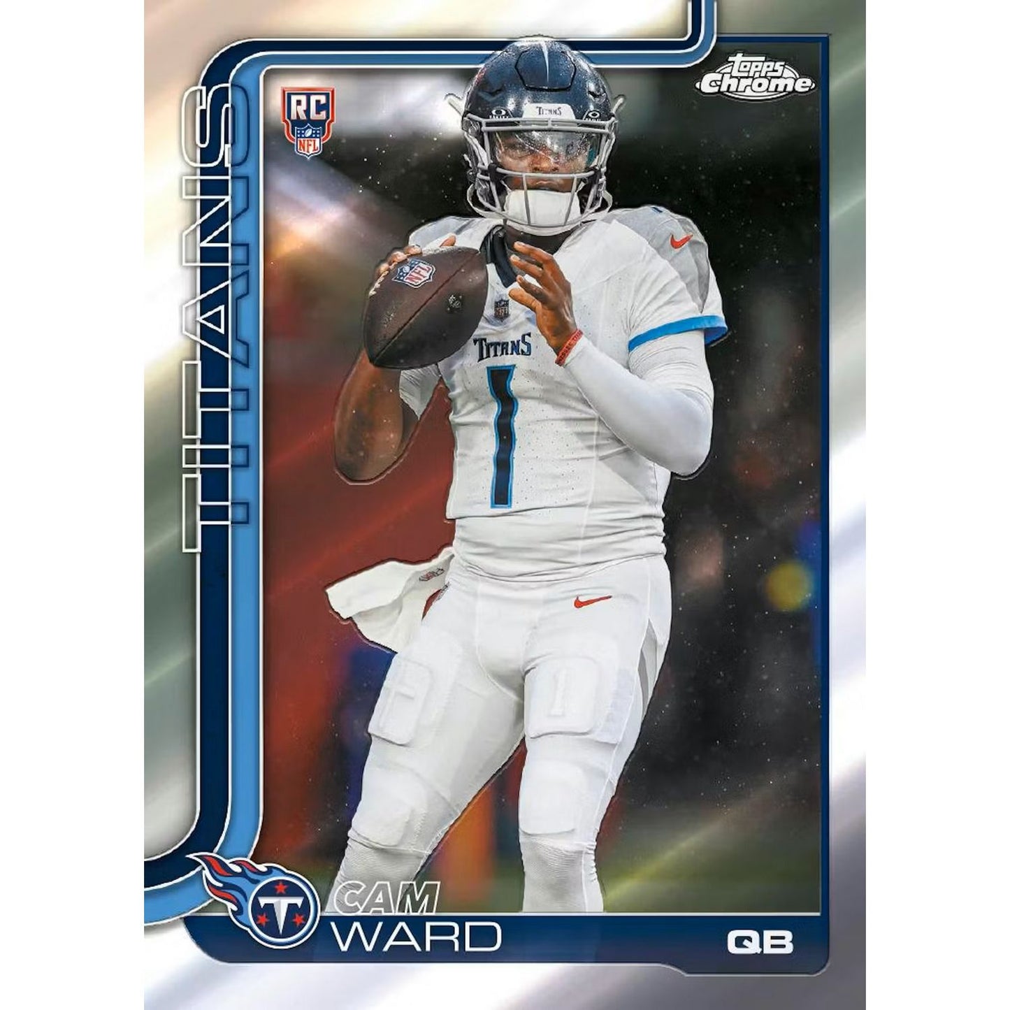2025 Topps Chrome Football Mega Box