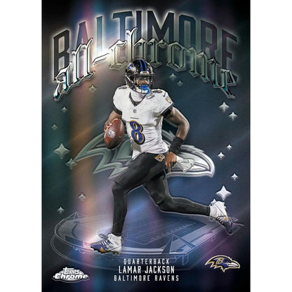 2025 Topps Chrome Football Hanger Box