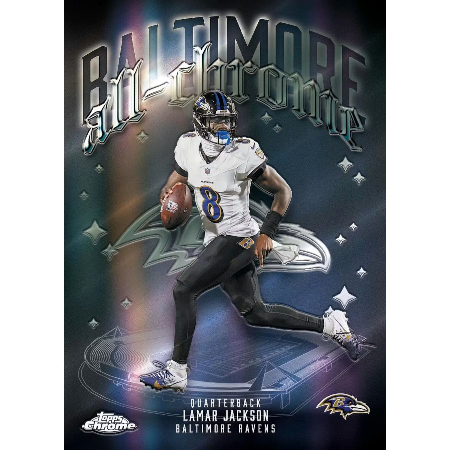 2025 Topps Chrome Football Hobby Box、Topps、kayou