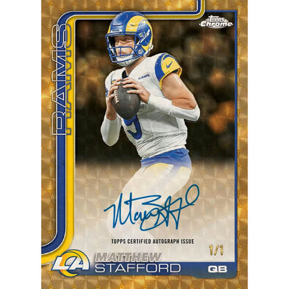 2025 Topps Chrome Football Blaster Box