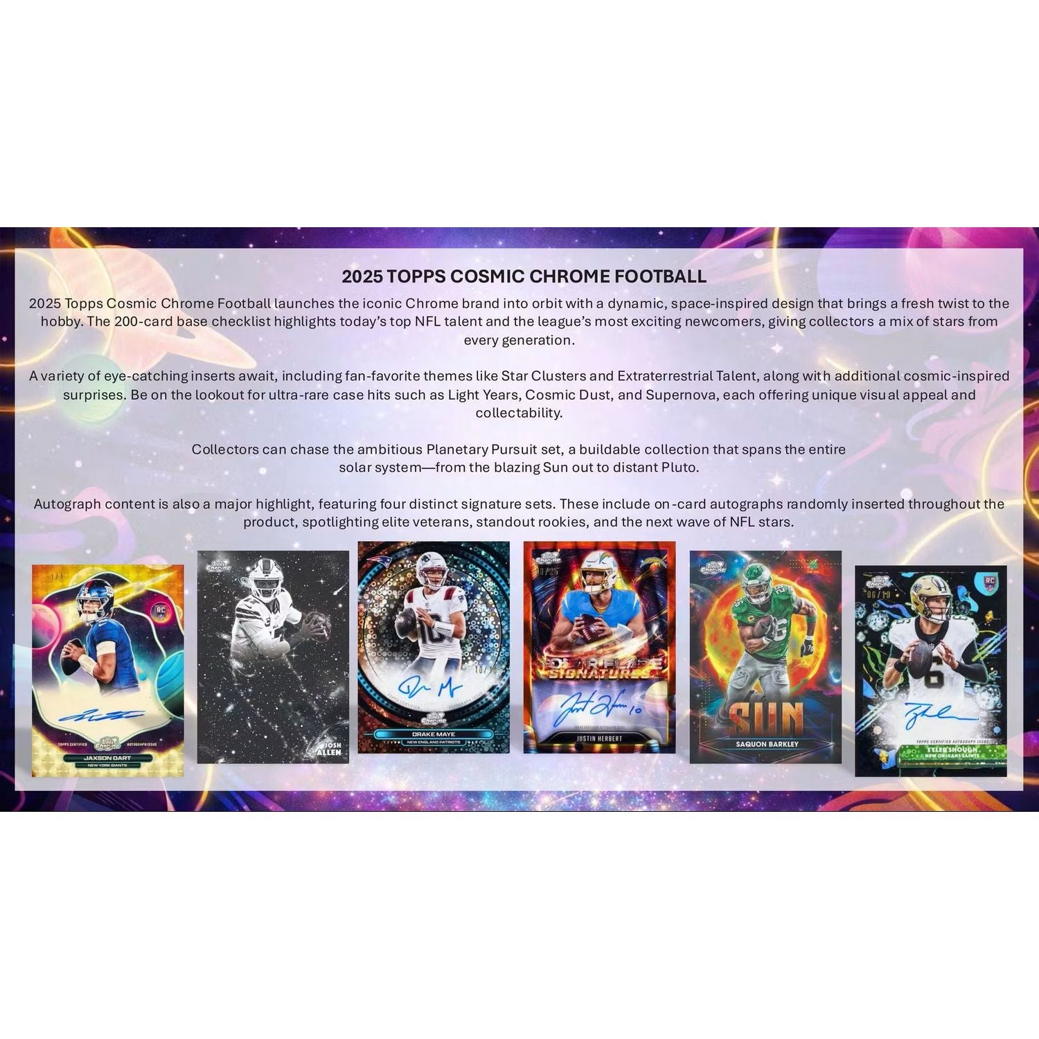 2025 Topps Cosmic Chrome Football Hobby Box、Topps、kayou
